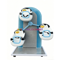Manège Mini-Ferris Wheel Pingouin 3/5 Places en Promotion pour Parc d'Attractions – Attractions Mini-Ferris Wheel Intérieur/Extérieur pour Enfants