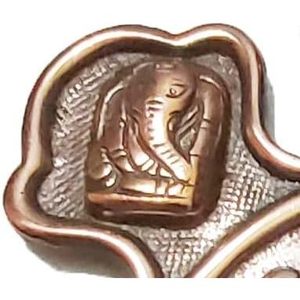 PARIJAT HANDICRAFT Lord Ganesha Métal Tenture Showpiece Style Bohème Vertical pour La Décoration Intérieure Fête Astavinayaka Cadeaux - Product Image 4
