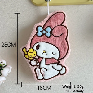 Serviettes de toilette en gros KT Cartoon, type suspendu, pour cuisine et salle de bain, chiffon absorbant double couche, épais, doux et mignon - Product Image 2