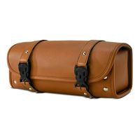 Sac de selle pour moto, sacoche marron Vintage en cuir PU pour motocycle, sac latéral pour outil Harley universel,