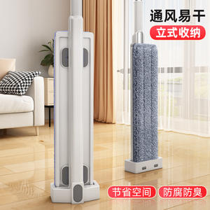 New Flat Mop With Microfiber Pad Hook And Loop Fastener For Dry And Wet Cleaning Household Use 800g Weight - Product Image 3