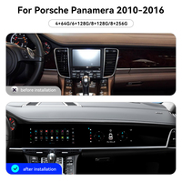 Foforfor Écran double 10,25 pouces pour Porsche Panamera 2010-2016 Carplay Android 14 Autoradio Lecteur multimédia GPS DSP 4G OEM