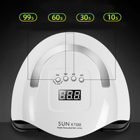 Machine de séchage rapide pour ongles 180W avec lampe UV portable à double source lumineuse, séchoir à ongles, vente directe d'usine OEM ODM