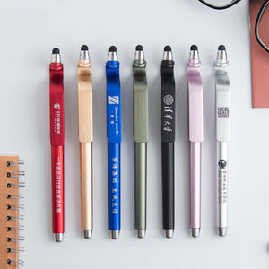 Factory Custom Multifunctional Advertising Promotional Gift Pen Touch Screen <b>Mobile</b> <b>Phone</b> <b>Holder</b> Writing Plastic Ball Pen - Product Image 2