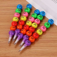 Crayon Hawthorn confit, lot de sept crayons créatifs pour l'apprentissage des étudiants, motif dessin animé, pour l'écriture