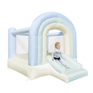 Château gonflable arc-en-ciel pour intérieur et extérieur, château gonflable commercial pour les locations <span class=keywords><strong>de</strong></span> fêtes <span class=keywords><strong>d</strong></span>'<span class=keywords><strong>anniversaire</strong></span> pour enfants - Product Image 1