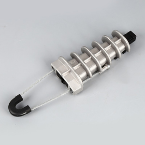 Abrazadera de tensión de aleación de aluminio serie PAL, anclaje de extremo muerto, cuña termoplástica resistente a los rayos UV, instalación sin herramientas para fibra óptica - Product Image 2