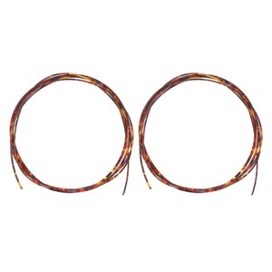Bandes décoratives en celluloïd pour guitare acoustique et classique, 2 pièces, 1700x2x1.5mm, rouge magnétique - Product Image 6