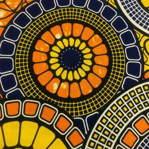 Tela para camisas con estampado de cera africana de alta calidad | Diseño personalizado para exportación de prendas de vestir - Product Image 1