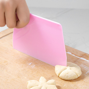 Trapezoidal Scraper A1197 White 12x8 For Baking Dough Cutting And Shaping - Product Image 2