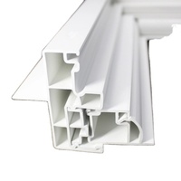 Type américain sans plomb Upvc coulissant fenêtres à guillotine simple ou double et profil de portes fenêtres Profils en PVC pour fenêtres américaines