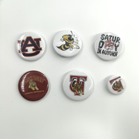 32MM 38MM 44MM 58MM 75MM Logo imprimé sur mesure Badge rond personnalisé Badge bouton Badge étain matériel