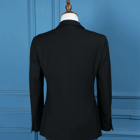 Usine OEM ODM, costumes sur mesure de haute qualité, costumes formels pour affaires, 2 pièces et 3 pièces, costume slim fit, costume de mariage noir, veste de costume