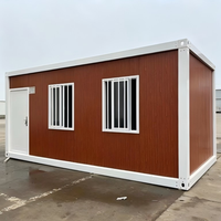 Maison préfabriquée en conteneur pour usage de bureau, design portable et détachable