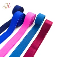 Vente en gros de soutiens-gorge colorés de 20mm à bord brillant en nylon, sangle élastique à la taille, bande élastique pour sous-vêtements