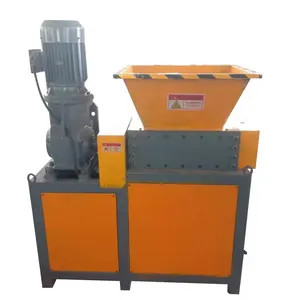 Industrial double-shaft shredder Machine for Waste plastic and metal wood chipper