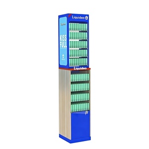 Expositor de Cigarrillos de Madera 2 en 1, de Pie y de Sobremesa, con Empujador de Resorte para Gabinete de Tienda de Tabaco - Product Image 2