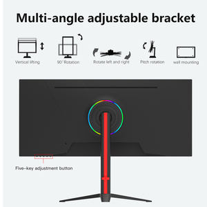 Curvo barato 27 32 34 40 49 pulgadas 5K Alta Resolución <span class=keywords><strong>monitores</strong></span> LCD para el hogar 60Hz 75Hz <span class=keywords><strong>120Hz</strong></span> 144HZ 165Hz 240Hz <span class=keywords><strong>monitores</strong></span> para juegos - Product Image 2