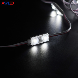 โมดูลไฟ LED ความสว่างสูง DC12V 2 ชิป 7000K สำหรับภายนอกอาคาร แบบยืดหยุ่น กันน้ำ IP68 สำหรับป้ายไฟโฆษณา - Product Image 4