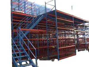 Magazijn Mezzanine Vloeren Systeem Fabriek Opslag Rek Magazijn Platform Magazijn Multi-Level Mezzanine Rack