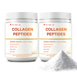 Péptidos <span class=keywords><strong>de</strong></span> Colágeno Hidrolizado en Polvo/Cápsulas - Tipo I y III <span class=keywords><strong>para</strong></span> la Salud <span class=keywords><strong>de</strong></span> la Piel/Cabello/Uñas, Sin OMG, Suministro a Granel con Certificación GMP - Product Image 1