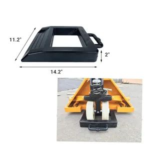 ポータブル屋外2トントラックフォークリフトハンドパレットトラックホイールチョック