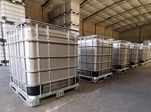 1000L acier inoxydable IBC fourre-tout tonne réservoir empilable de qualité alimentaire conteneur liquide en vrac industriel transport facile - Product Image 3