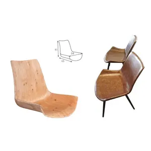 Cadre de chaise de salle à manger en contreplaqué d'eucalyptus, 12m d'épaisseur, pièces de chaise, bon prix