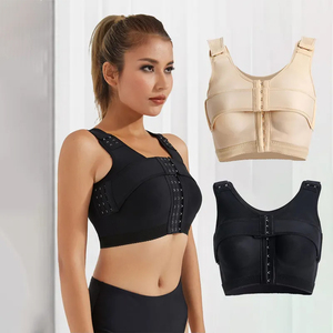 Correcteur <span class=keywords><strong>de</strong></span> posture réglable poitrine Shaper haut gilet <span class=keywords><strong>post</strong></span>-chirurgie <span class=keywords><strong>Compression</strong></span> vêtement soutien-gorge avec bande stabilisatrice d'implant mammaire - Product Image 3