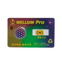 Kartu Buka Kunci Well Sim Pro Turbo Sim Heicard V2.0 Will Sim Rsim 19 untuk Is 17 untuk 6/7/8 11 12 13 14 PRO MAX Rsim untuk Seri 15 U