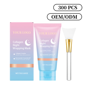 Soins de la peau personnalisés en usine Collagène Niacinamide Ceramide Masque de nuit hydratant anti-âge - Product Image 5