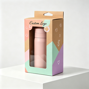 Custom Printed Corrugated Packaging Water Bottle <b>Paper</b> Box for Baby Feeding & Glass Bottle Eco-Friendly Kraft <b>Cardboard</b> Box - Product Image 1