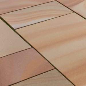 Losas y azulejos de piedra arenisca natural color arena de camello para revestimiento de paredes, pisos, caminos de jardín, patios, paisajismo y piedra de construcción para exteriores. - Product Image 4