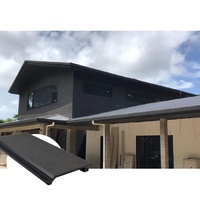 Panneaux de revêtement TF-04W en bois extérieurs de mur extérieur de panneaux de revêtement de WPC avec la pierre pour la décoration à la maison