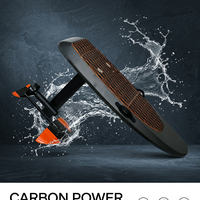 Nouveauté : Planche de surf électrique hydrofoil 8KW en fibre de carbone, orange, avec pad de traction géométrique linéaire en EVA et hélice à batterie