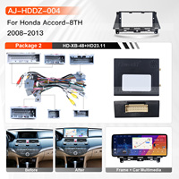 Aijia Promotion Exceptionnelle pour Honda Accord-8TH 2008-2013 Écran 12,3 pouces LHD/RHD Lecteur Multimédia Android pour Console Centrale de Voiture avec Carplay