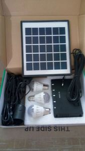 Năng lượng mặt trời bảng điều khiển điện xách tay 3W bóng đèn năng lượng mặt trời hệ thống chiếu sáng khẩn cấp di động ánh sáng điện thoại sạc cắm trại đèn lồng - Product Image 4