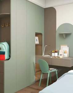 <b>Modern</b> Style High Quality Wooden Wardrobes for Children Customized Factory Living Room Bedroom Furniture with Storage Features - Product Image 2