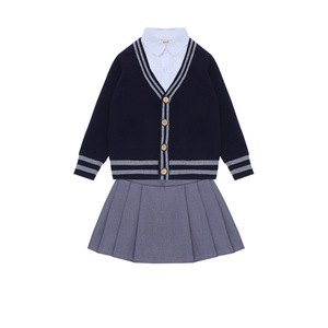 Uniforme scolaire personnalisé en gros, Cardigan, <span class=keywords><strong>pull</strong></span>, vêtements d'extérieur, costume décontracté unisexe - Product Image 5
