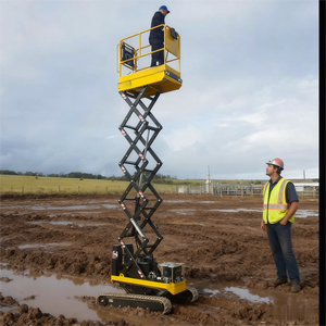 Ascenseur autopropulsé de cric de levage d'air de petite machine de levage de ciseaux pour l'entrepôt de maintenance - Product Image 6