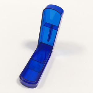 Plastic Medicine Cutter Pill <b>Box</b> 8.5x3cm Mini Portable Household Daily Necessity Promotional <b>Gift</b> - Product Image 4