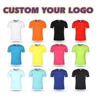 LiDong Süblimasyon Tişörtleri %100 Polyester Pamuk Hissiyatı Hızlı Kuruyan Düz Özel Baskılı Unisex Yetişkin Regular Fit Kısa Kollu O Yaka