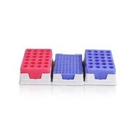 Indicador de temperatura baja PCR, caja de hielo, enfriador de líquido PCR, estante de tubo de refrigeración, enfriador PCR para prueba de laboratorio