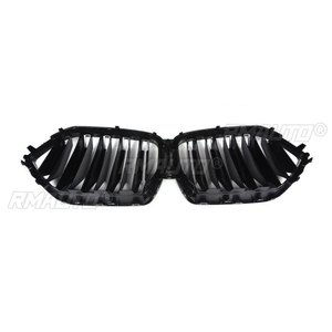 Calandre avant noire brillante pour BMW X6 G06 2020 2021 2022, calandre de course, style automobile - Product Image 4