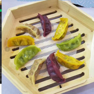 Légumes <span class=keywords><strong>chinois</strong></span> <span class=keywords><strong>japonais</strong></span> surgelés cuits à la vapeur et frits Boulette de légumes Gyoza Jiaozi avec Halal - Product Image 6
