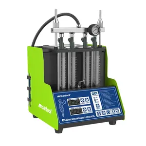 MRCARTOOL-probador de inyector de combustible ultrasónico de alta tensión, máquina limpiadora de 4 cilindros, 110v, 220v, V309