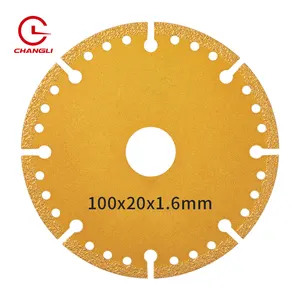 Ultra Thin Power Tools Turbo 100mm 4inch 12mm Thickness Diamond Saw Cutting Blade Disc for Iron Metal