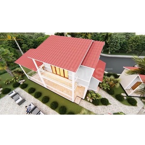 2020 nueva tecnología de pueblo de lujo Casa cottage casa hotel de construcción de <span class=keywords><strong>casas</strong></span> prefabricadas en Tailandia - Product Image 3