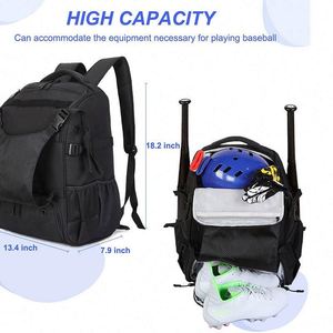 Bolsa de Béisbol Deportiva Grande al por Mayor de Fábrica BSCI, Mochila de Béisbol Juvenil con Compartimento para Zapatos - Product Image 5
