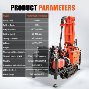 เครื่องเจาะบ่อน้ำดีเซลลดราคาพิเศษ เจาะลึก 300 เมตร พร้อมจำหน่าย - Product Image 5